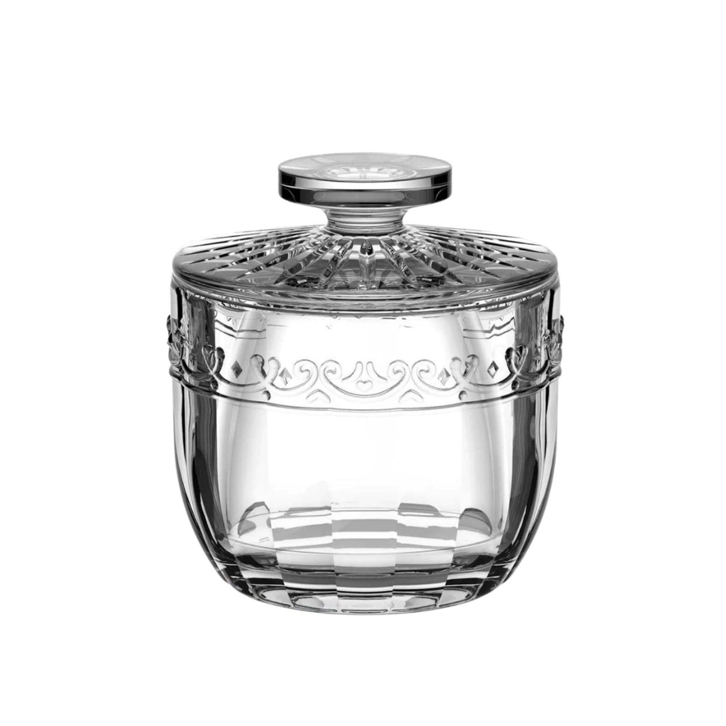 Manteigueira Francesa de Cristal Com Tampa Paris 9,3x9,3x10cm