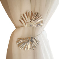 Kit 02 Prendedores de cortina Folha de Ginkgo