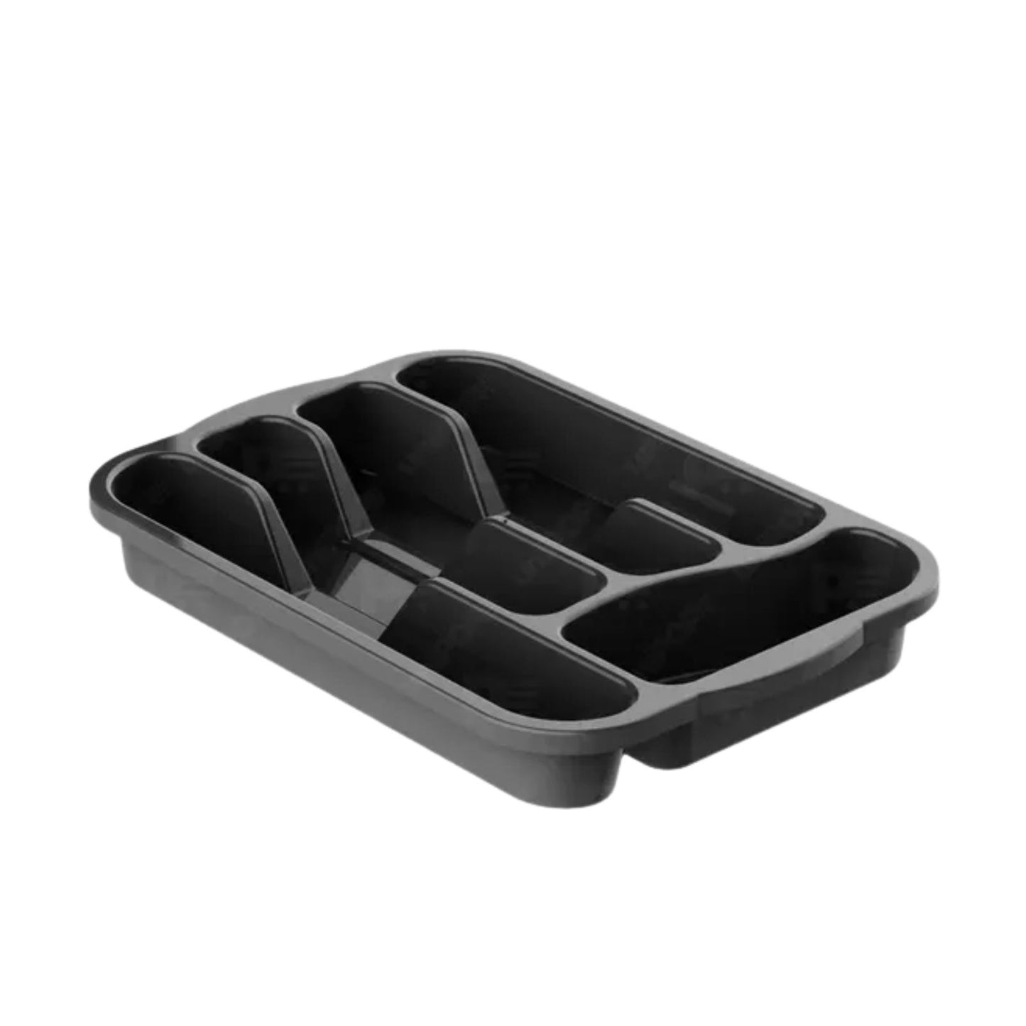 Organizador deTalheres para Gavetas de Cozinha Plastico Preto